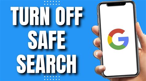 How To Turn Off Safe Search Mode On Google Quick Easy Youtube