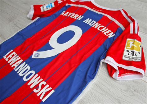 Koszulka Pi Karska Bayern Monachium Home Adidas Lewandowski