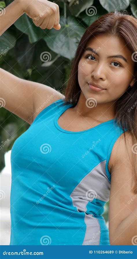 Toned Latina Teenager Stock Image Image Of Hispanic
