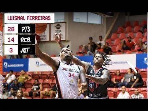 Luismal Ferreiras 28pts 14rbt Highlight Torneo LNB Equipo Los Indios