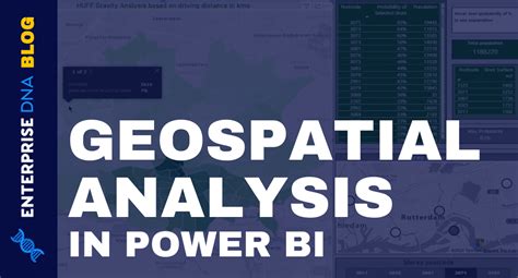 Power BI Geospatial Analysis An Introduction