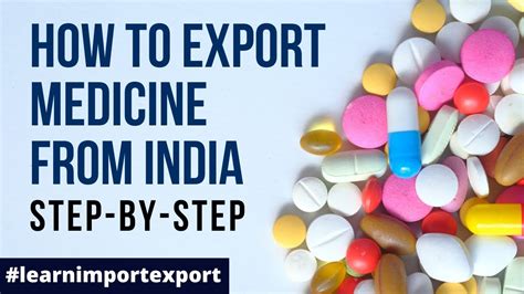 How To Export Medicines From India Export Pharmaceuticals Product