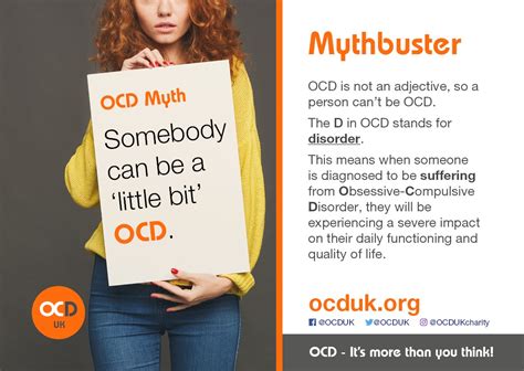 Ocd Awareness Week Myth Day One Ocd Uk