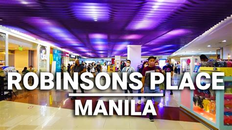 Robinsons Place Manila Walk Tour 2022 Ermita Manila Philippines 4k