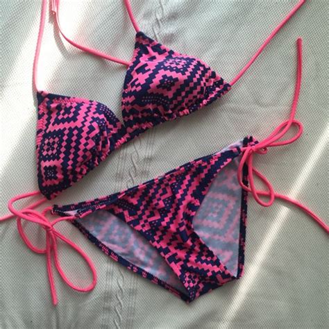 Aztec Bikini Women S Fashion Swimwear Bikinis Swimsuits On Carousell
