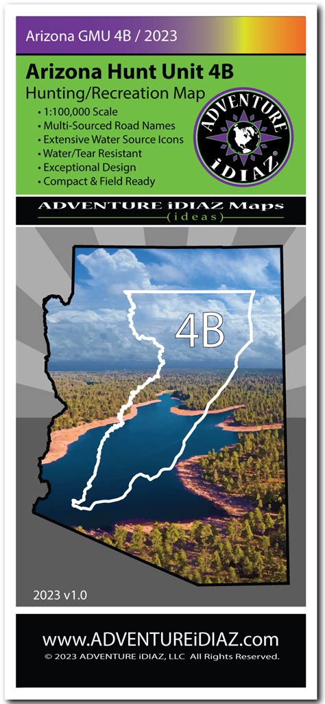 The BEST Arizona Hunt Unit 4B Map for 2023 | ADVENTURE iDIAZ