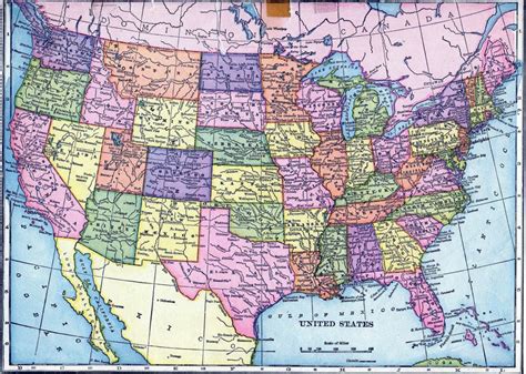 United States Map With Latitude And Longitude