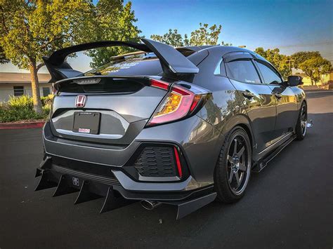 New TRM Spoiler Wing For Civic Hatchbacks 2016 Honda Civic Forum