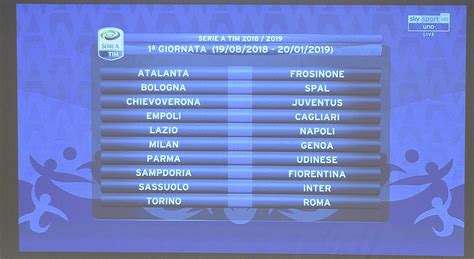 Calendario Serie A Ecco Tutte Le Partite Della Spal