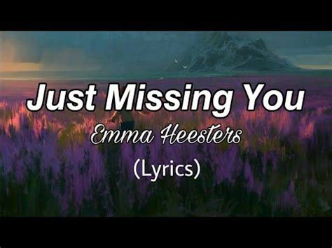 Just Missing You Emma Heesters Andmesh Hanya Rindu English Version