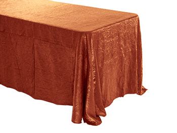 Crushed Iridescent Rectangular Tablecloth Decorative Tablecloth