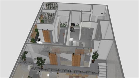 Casa Nova De Larissa Planta 3D Mooble