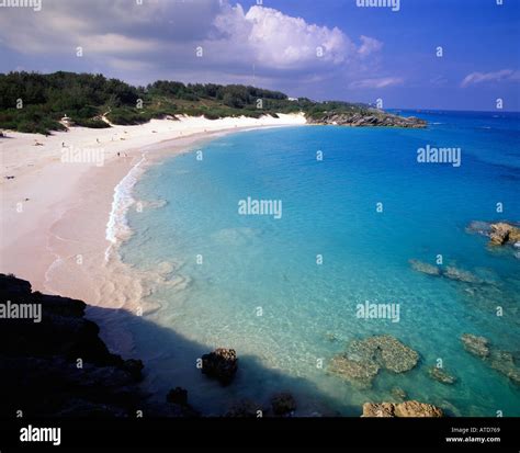 Horseshoe Bay in Bermuda offers pristine pink sand beaches and clear ...