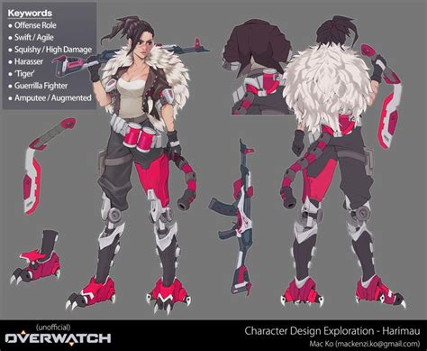 Overwatch Original Character Concept Excercise Mac Ko Overwatch Hero