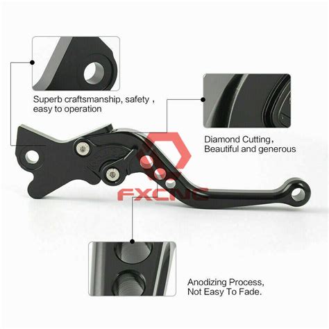 For Fz Mt Sr Cnc Short Brake Clutch Levers W Mt Logo