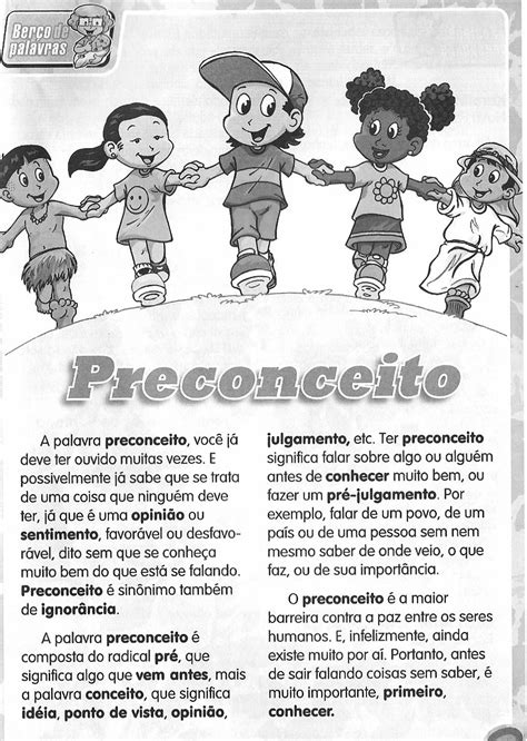 Texto Interpretação Sobre Preconceito Racial Gabarito 7º Ano