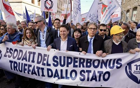 A Roma La Manifestazione Degli Esodati Del Superbonus