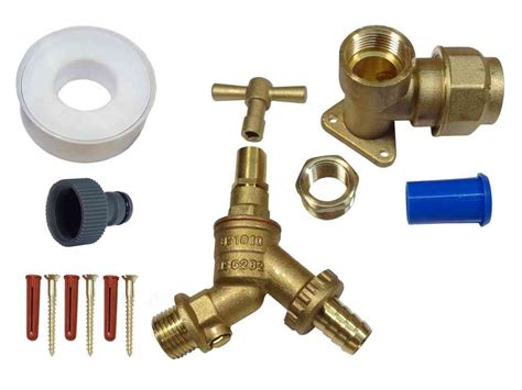 25mm Mdpe Lockshield Outside Tap Kit With Double Check Valve Stevenson Plumbing And Electrical