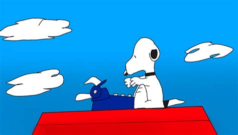 Snoopy Typing by Trainboy452 on DeviantArt