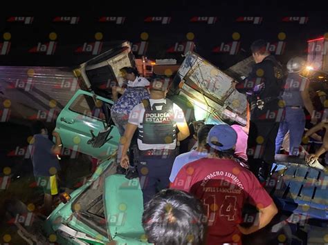 Accidente En La Carretera Campeche M Rida Deja A Dos Personas Lesionadas