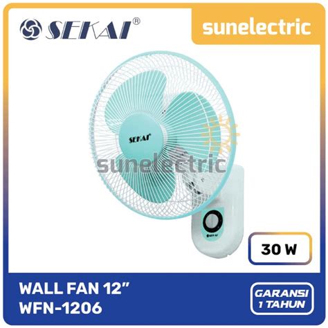 Jual Sekai WFN 1206 Wall Fan Kipas Angin Dinding 12 Inch 12 30