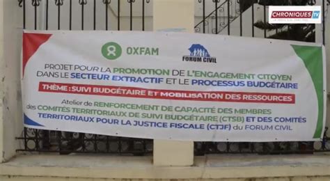 Le Forum Civil Renforce Les Membres Des Comit S Territoriaux Pour Une