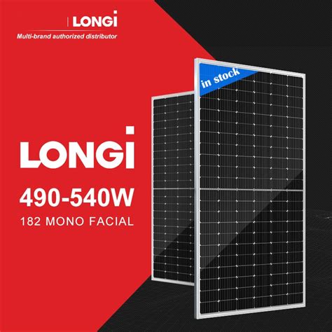 Longi Solar 182 Single Series Solar Panel 490W 495W 500W Solar Panels