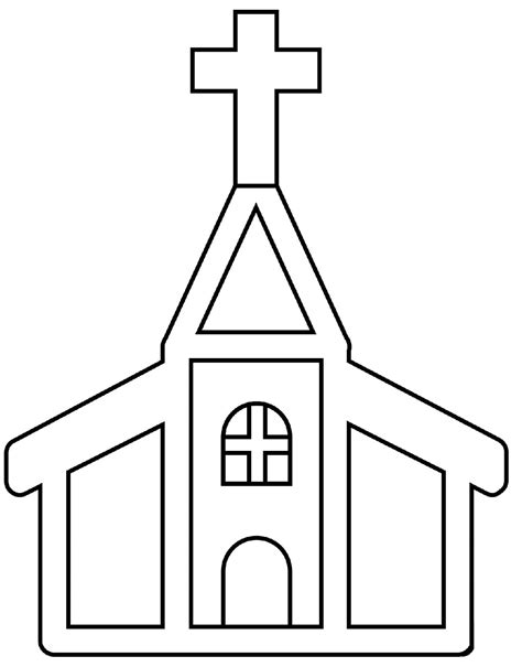 Dibujos De Iglesia Para Colorear