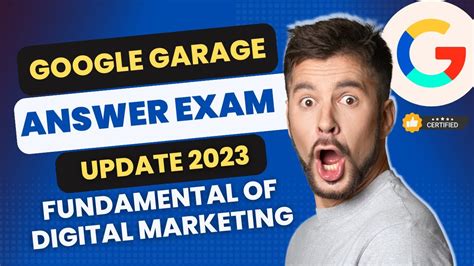 Google Digital Marketing Garage Certification Final Exam Answers