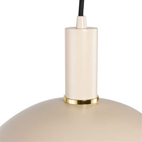 Rosie Maxi Pendant Lighting In Nude Metal With Gold Accent HGSK375 By Nuevo Living