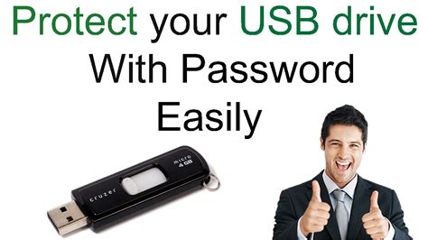 How To Password Protect A Usb Drive Very Easily Youtube