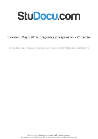 Examen Mayo 2014 Preguntas Y Respuestas 2o Parcial Pdf