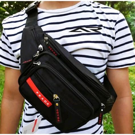 Jual Tas Selempang Pria Waistbag Casual 7 Ruang Shopee Indonesia