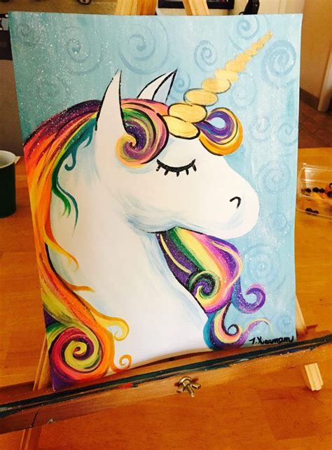 Unicorn Paint Party Download Bella The Unicorn Step By Step Painting Artofit