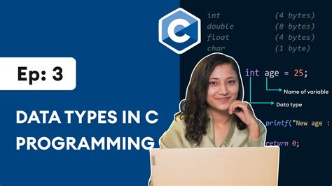 Data Types In C Programming C Programming For Beginners Youtube