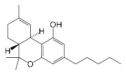 2 Chemical structure of Δ 9-tetrahydrocannabinol: Structure of most ...