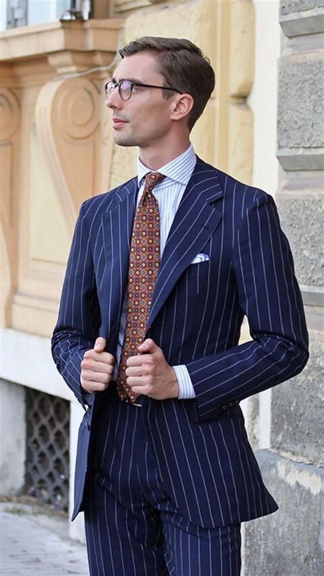 Pinstripe Suit For Men MensFashionSmart Mens Fashion Inspiration