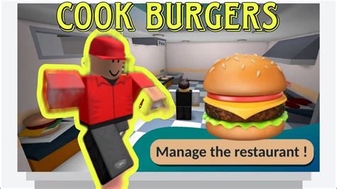 Hamburgerden Tİksİndİm Yemİnle 🤮roblox Cook Burgers Youtube