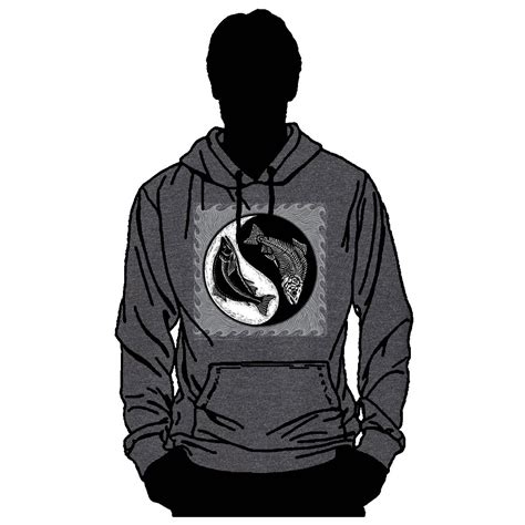 Yin Yang Adult Pullover Hoodie Orcas Arts And Ts