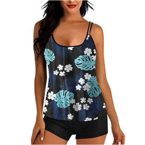 Buigttklop Swimsuits For Women Two Piece Bathing Suits Floral Print