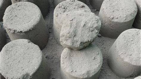 Asmr Pure Sandcement Big Buckets Dusty Crumbling Dry In Foamy Water