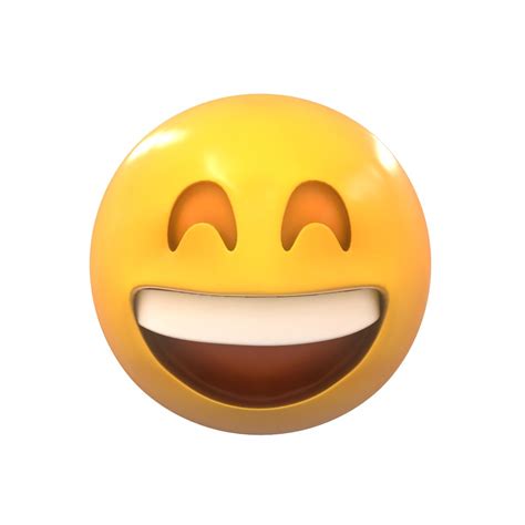 Emoji 13 Smiling Face With Heart Eyes 3D Model 9 Max Fbx Obj Ma