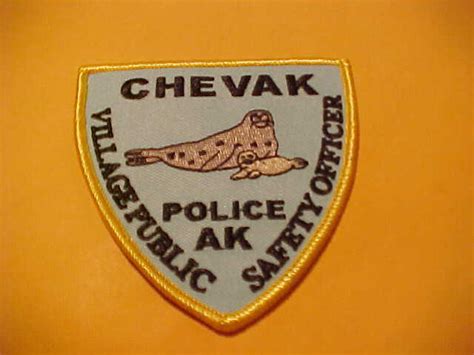 Chevak Alaska Village Public Safety Officer Police Patch Shoulder Size