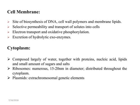 Bacteria Morphology Reproduction And Functions Ppt