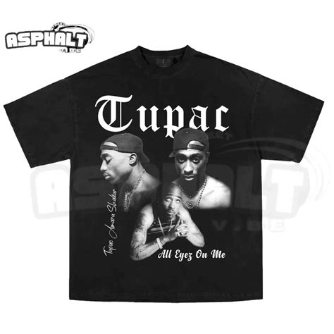 Camisa Streetwear Tupac 2pac Hip Hop Premium Camiseta 100 Algodão