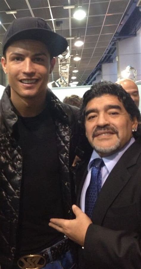 Cristiano Ronaldo Y Maradona Juntos En Madrid MARCA