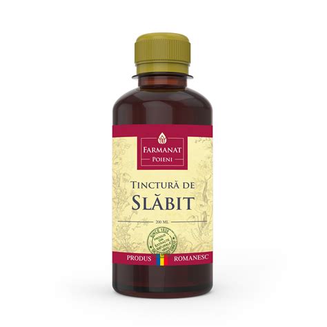 Tinctura De Slabit 200ml Farmanat Poieni