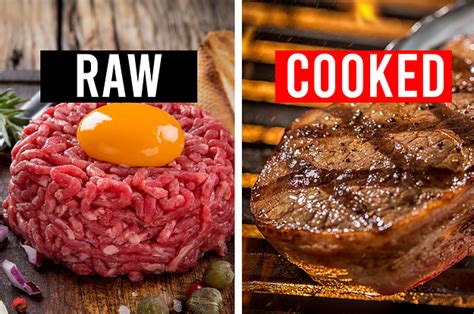 Quiz Raw Or Cooked Foods