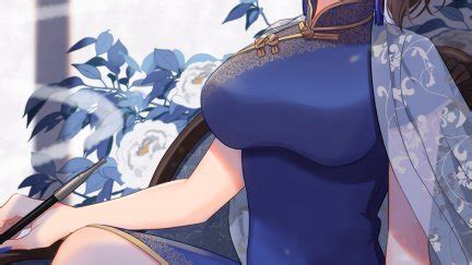 Brunette Anime Anime Girls Kantai Collection Kaga KanColle Long Sleeves Artwork Digital