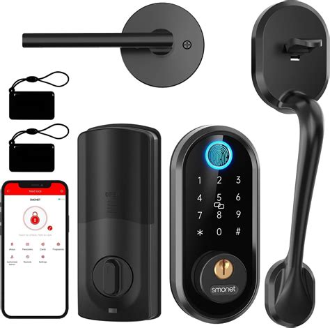 Smart Locks For Front Door Smonet Front Door Lock Set Keyless Entry